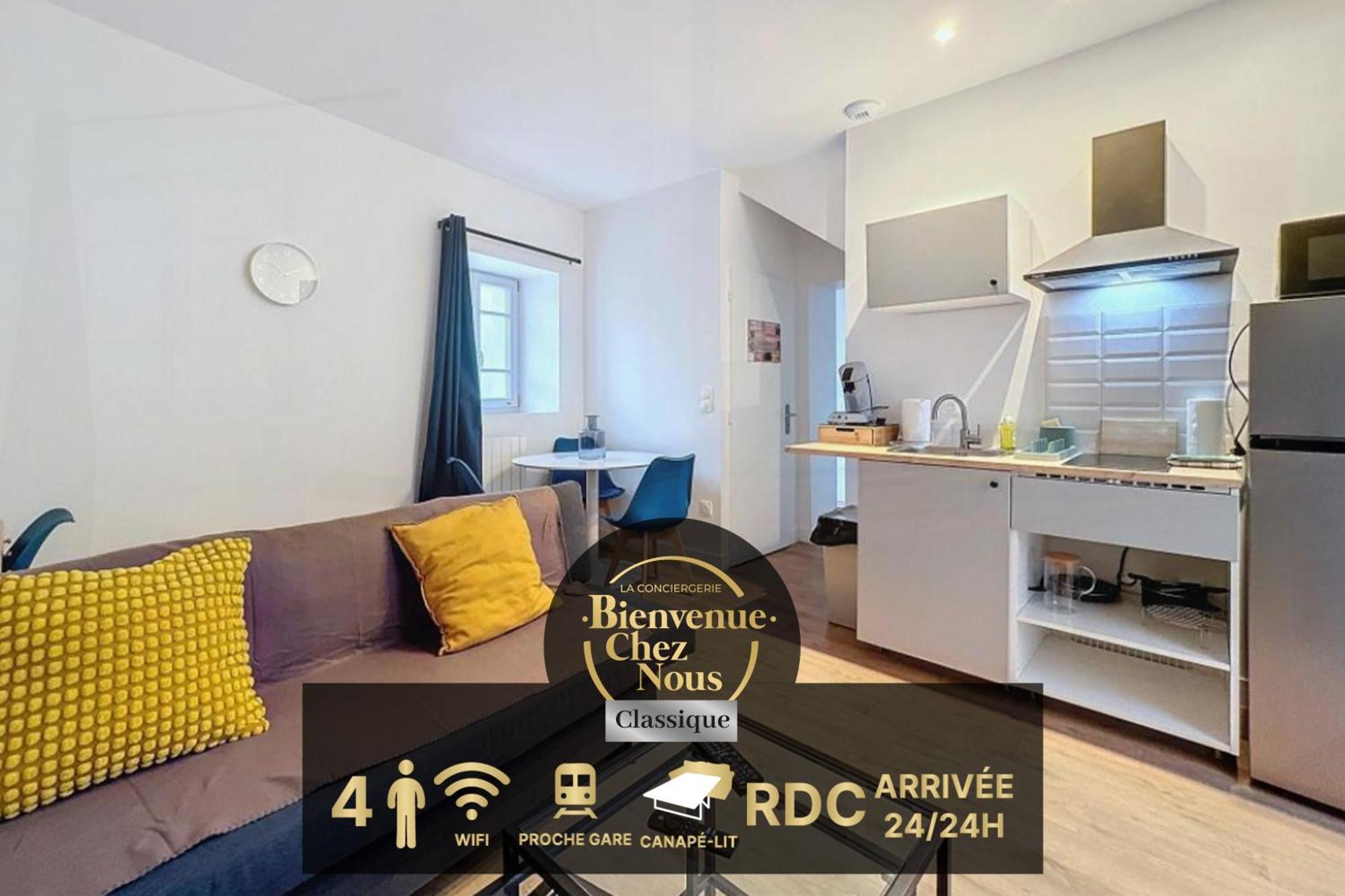 Cosy Près De La Gare - 4 Pers - Nr1 * Clermont-Ferrand